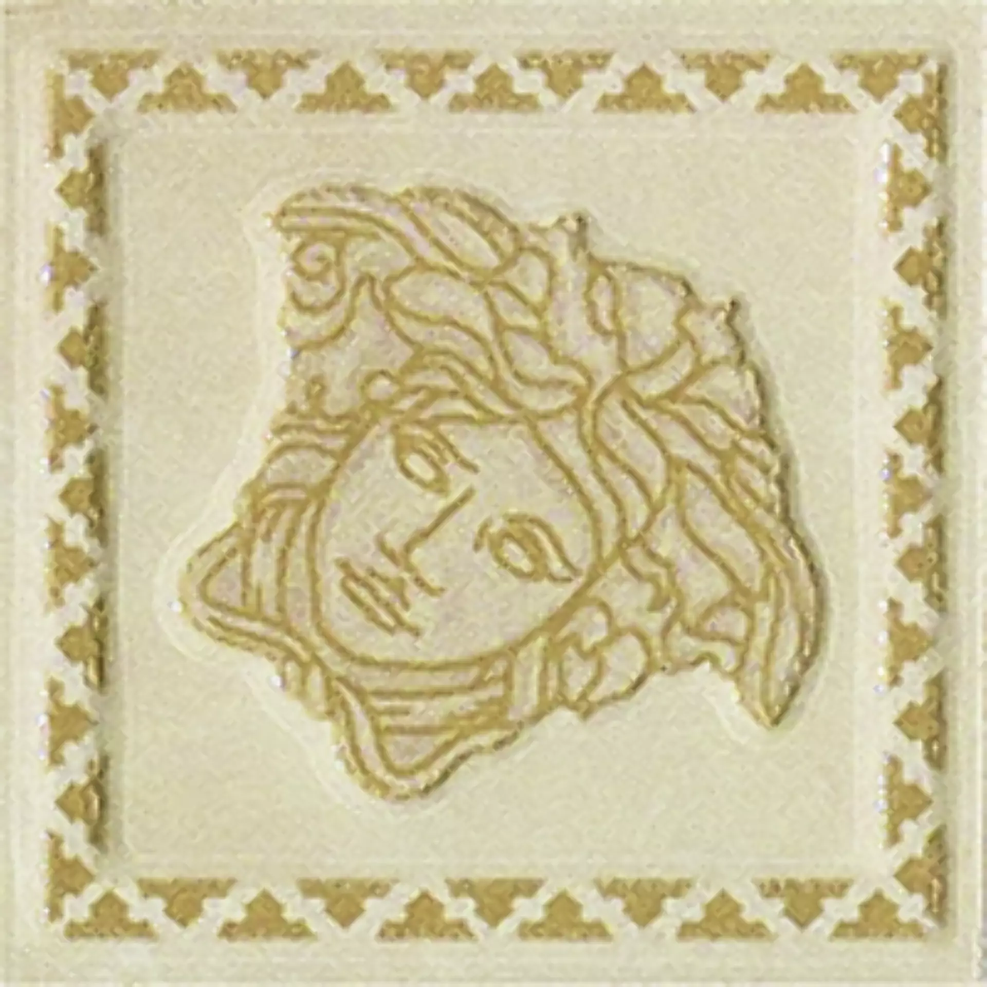 Versace Emote Crema Marfil Lux Tozzetto Sabbiato G0262721 10x10cm rettificato 9,5mm
