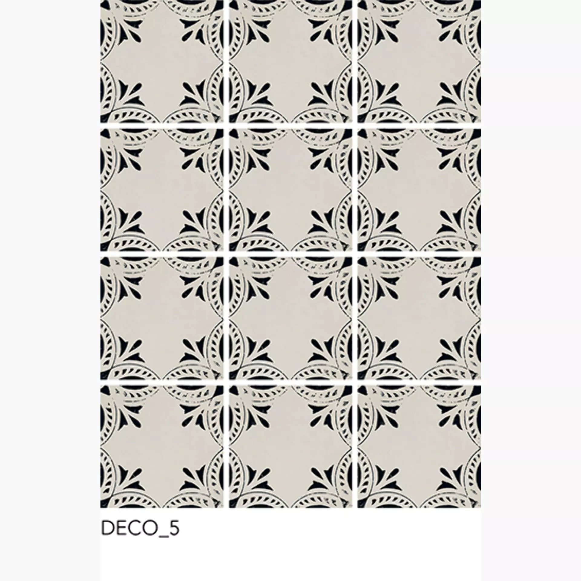 Fioranese Riggiole 5 Naturale Deco RIG20D5 20x20cm rettificato 9mm