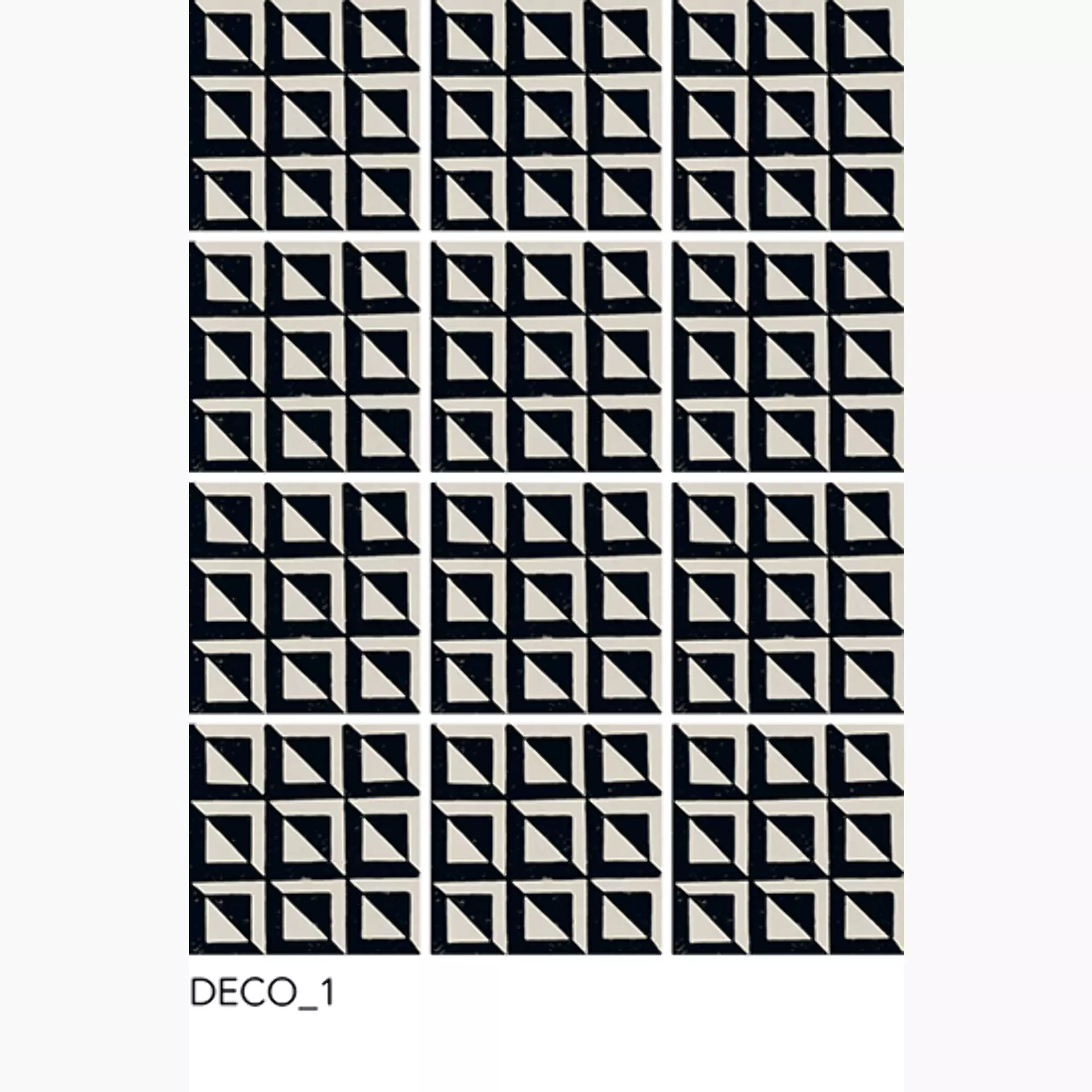 Fioranese Riggiole 1 Naturale Deco RIG20D1 20x20cm rettificato 9mm