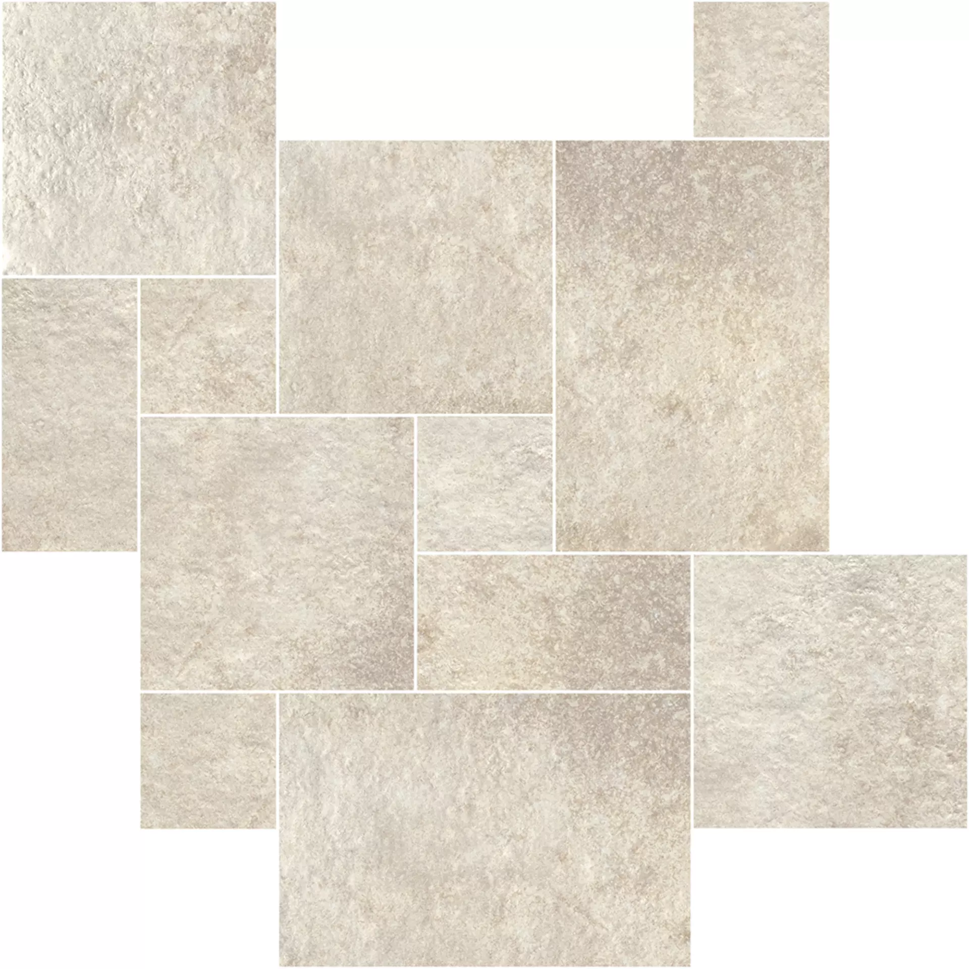 Coem Loire Avorio Naturale Modulo 00LO1MD 40,8x61,4 – 40,8x40,8 – 20,3x40,8 – 20,3x20,3cm 9,5mm