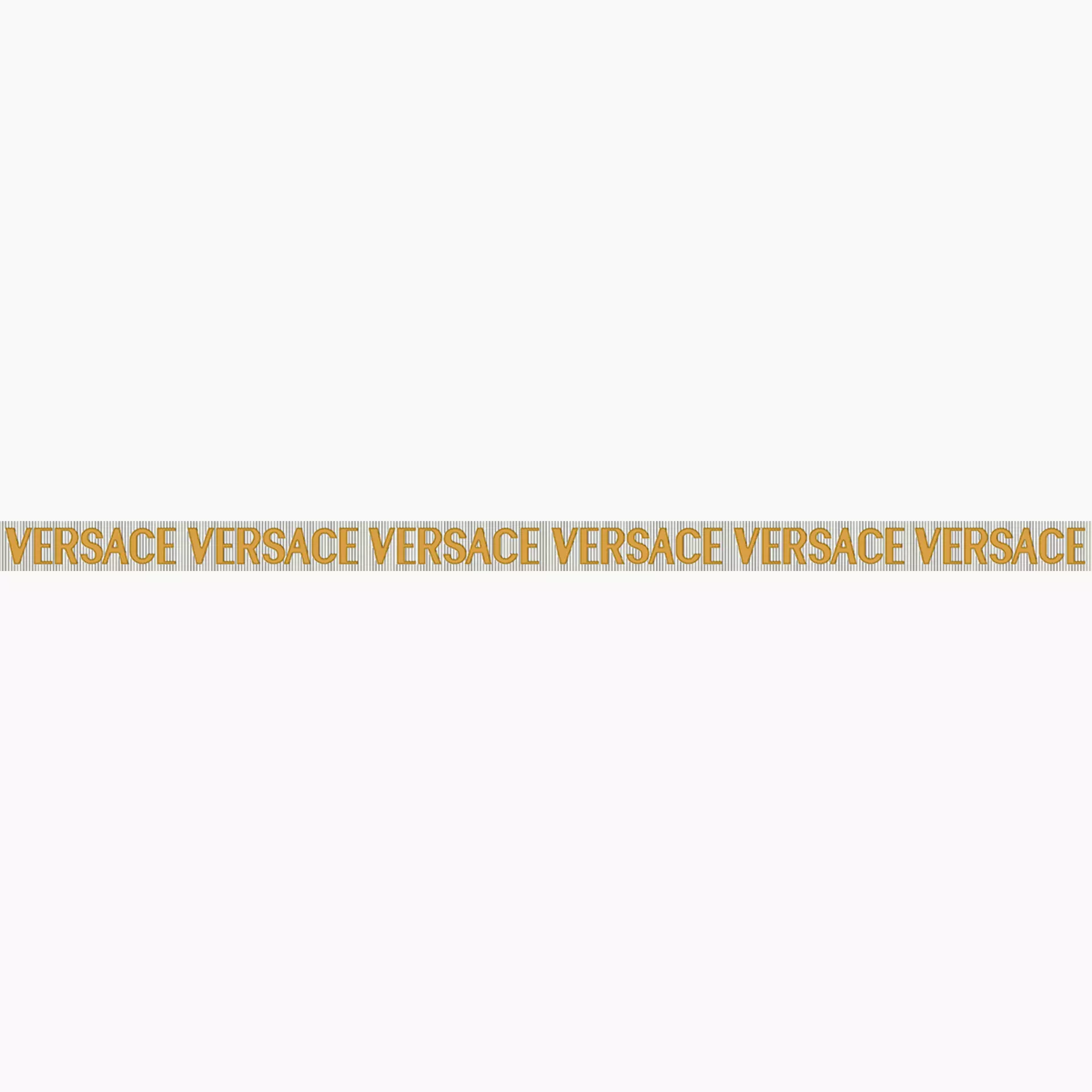 Versace Meteorite Bianco - Oro Naturale Listello Firma G0047112 2,7x60cm rettificato 9,5mm